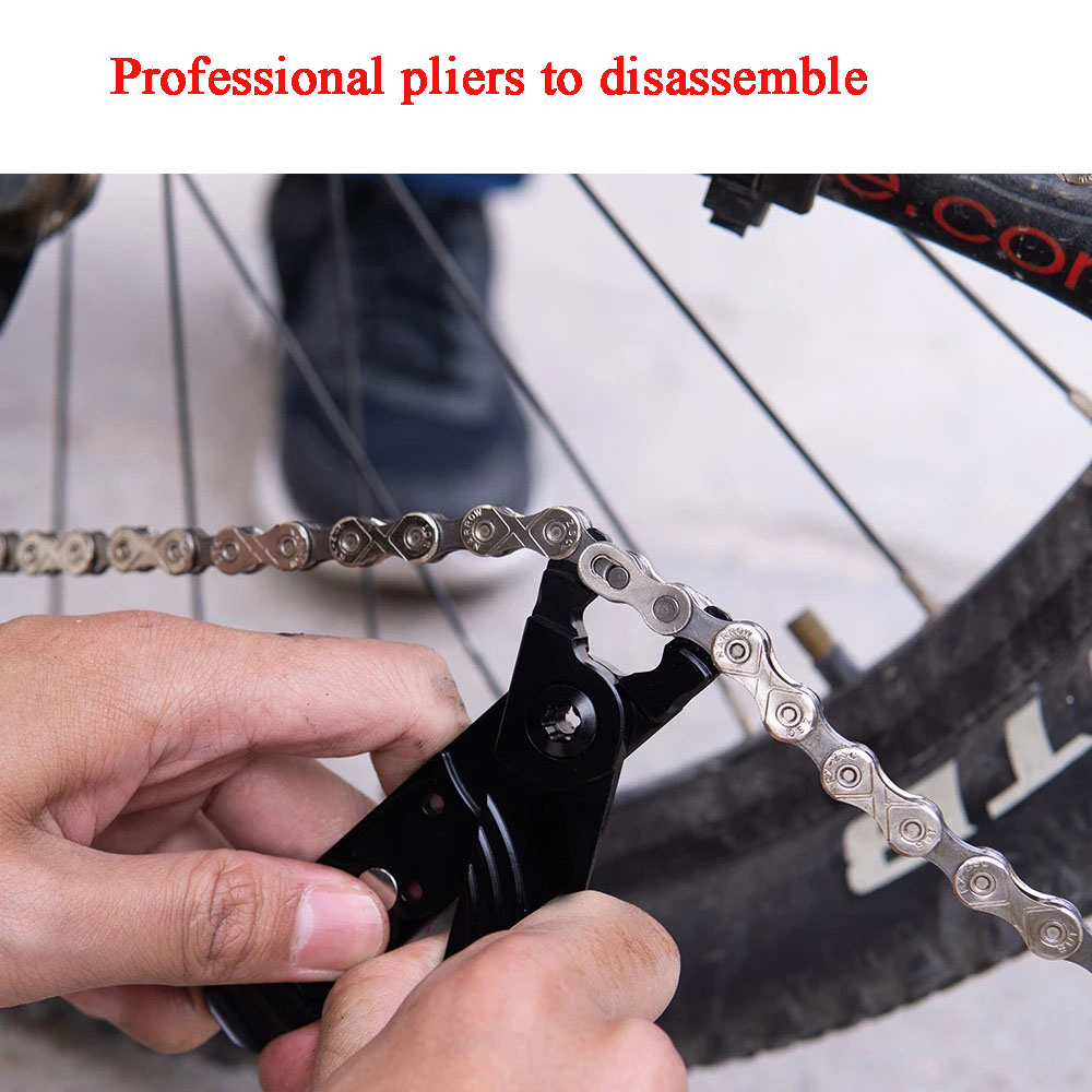 how to disassemble bicycle chain missing links