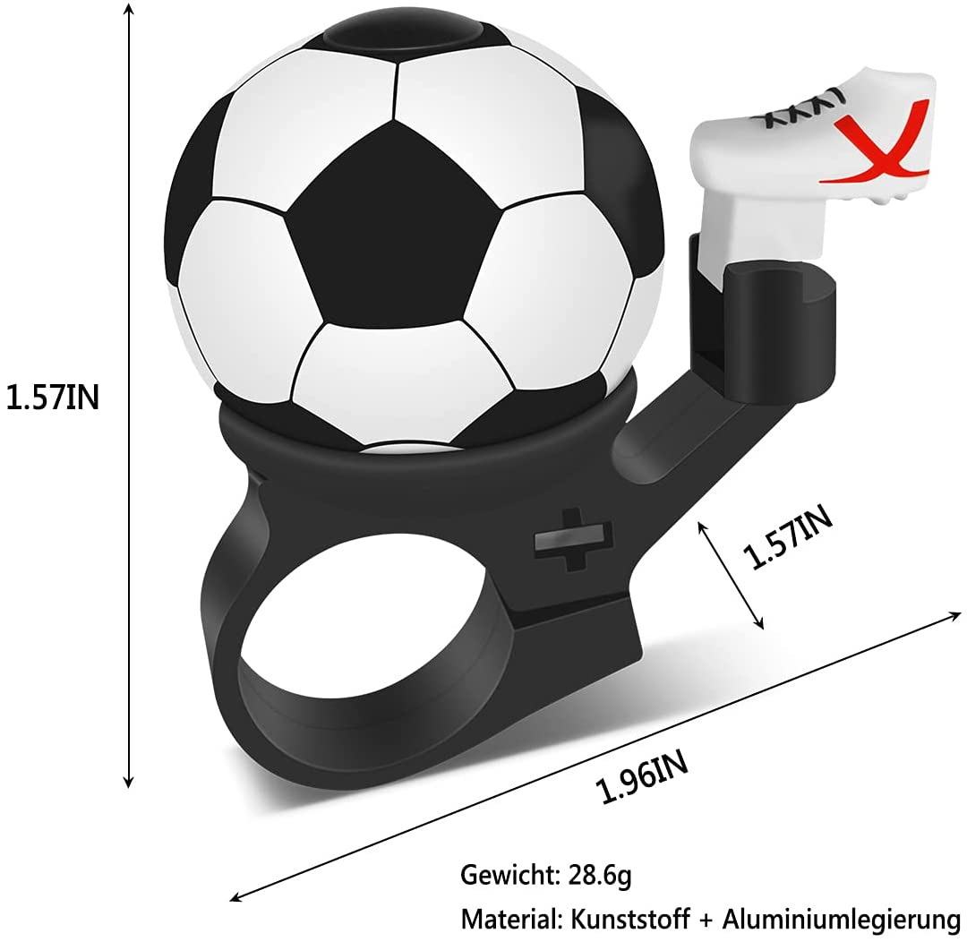 football bicycle bell