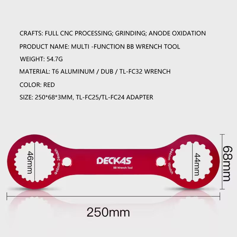 Aluminum Alloy Removal Tool Multifunctional Bicycle BB Wrench Repair Tool