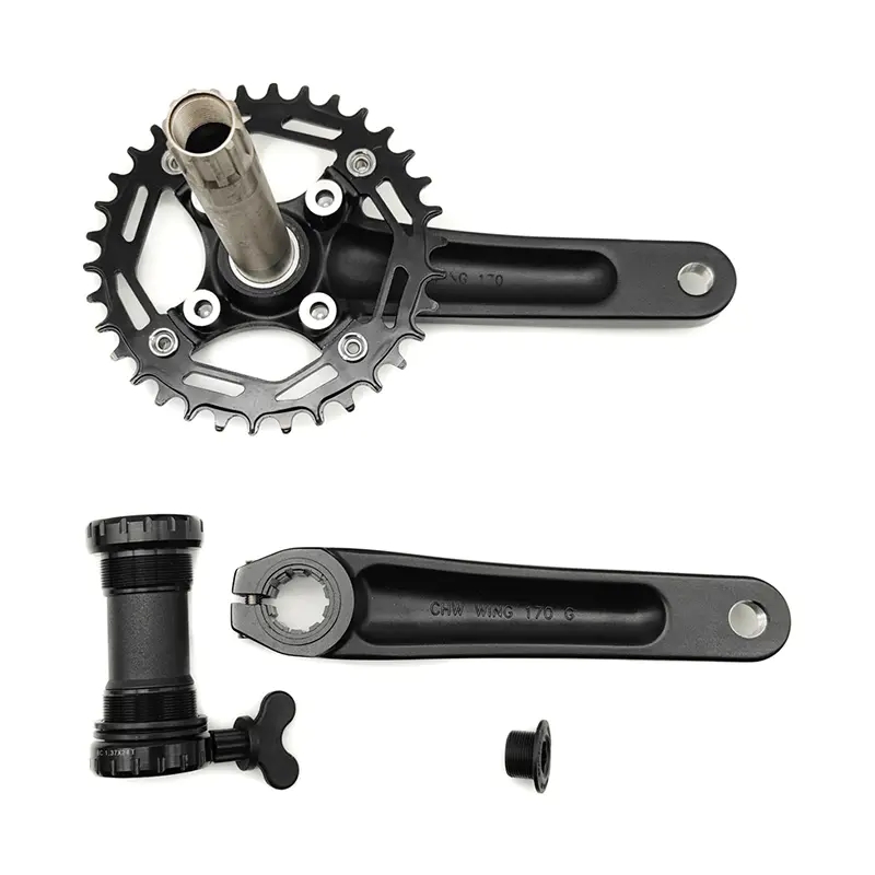 Single Speed Crankset – From Square Taper to Integrated